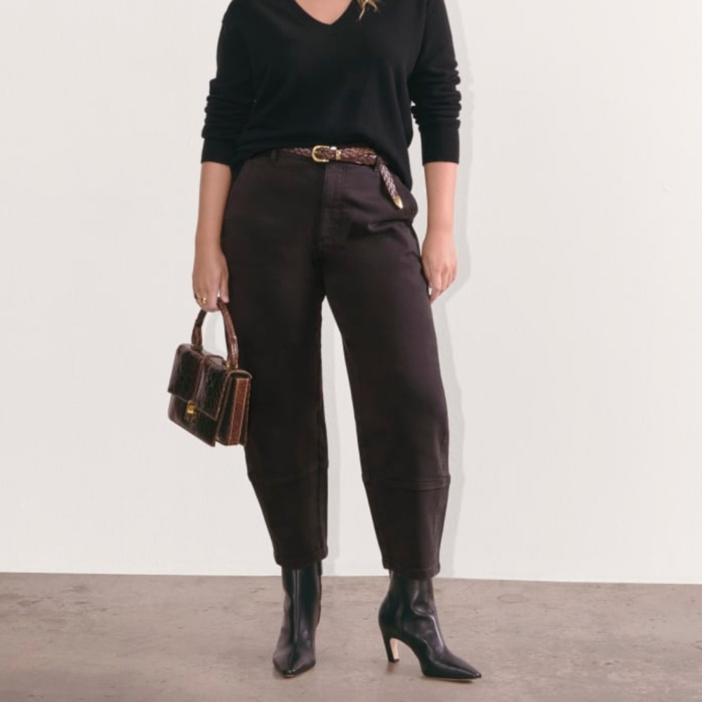 Everlane The Utility Barrel Pant Jeans in Organic Cotton Size 12